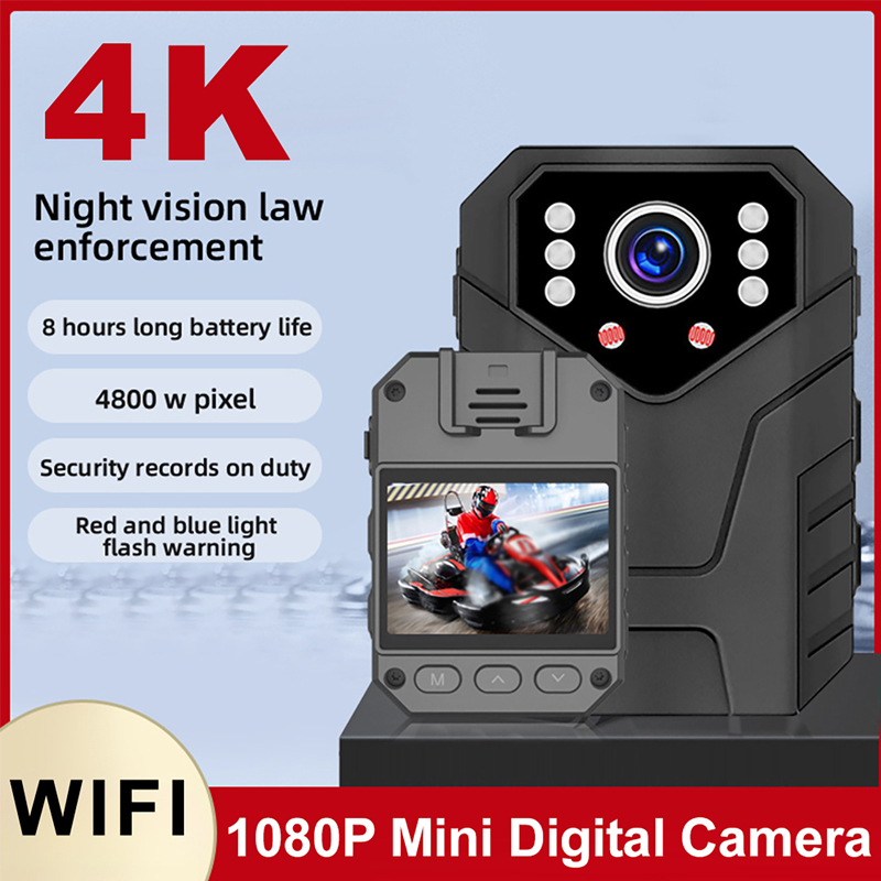 Home Security Items - 1080P フル HD ミニカメラ 2 インチ画面ナイトビジョンビデオレコーダーセキュリティ警察ボディカムホーム監視小型ビデオカメラ