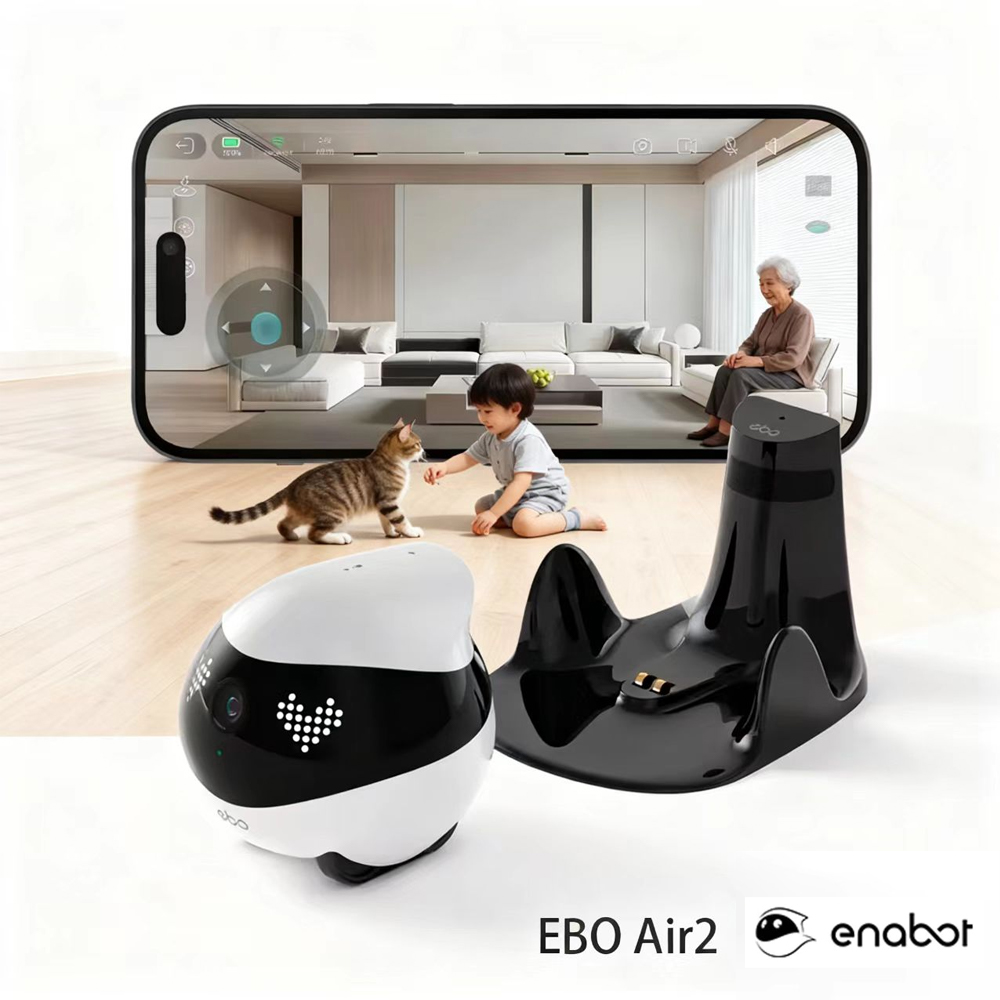 エナボット EBO AIR 2 コンパニオンロボット 2K  - Home Security Robots のレビューと価格