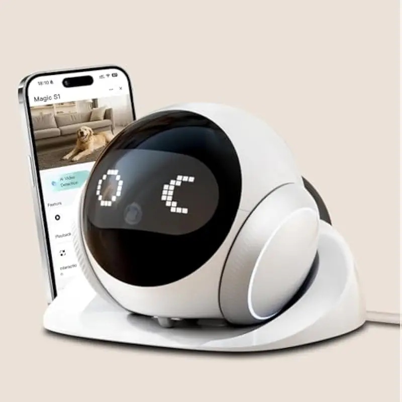 自動充電ドック付き可動式室内ペットロボットカメラ、スマートア - Home Security Robots のレビューと価格