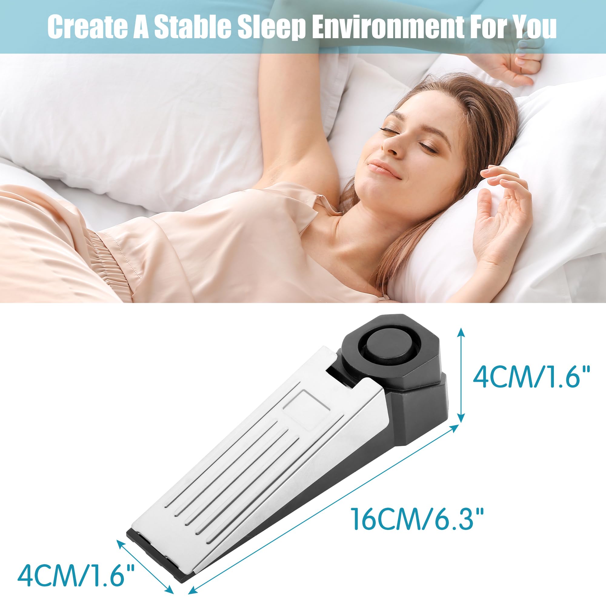 ワイヤレスドアストップアラームシステム 120dB ウェッジ - Sim Gsm Alarm のレビューと価格
