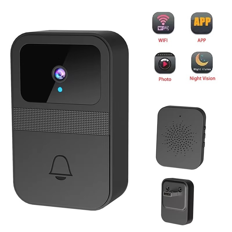カメラ付きドアベル、Wi-Fi対応ドアベル、玄関用ビデオドア - Home Security Front Door Camera のレビューと価格